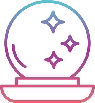 Magic Ball Vector Icon