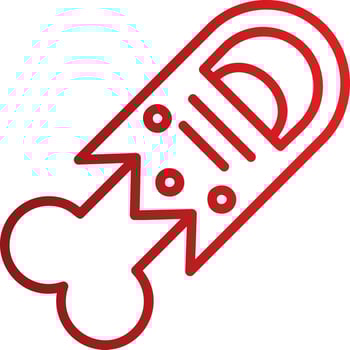 Finger Halloween Vector Icon