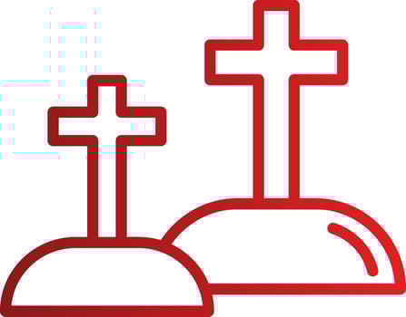 Cemetery Vector Icon