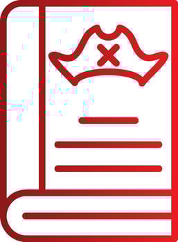 Magic Book Vector Icon