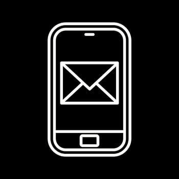 Smartphone mail Vector Icon