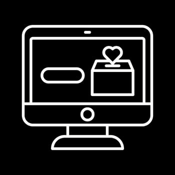 Online Donation Vector Icon