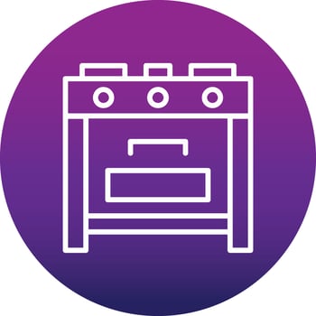 Stove Vector Icon