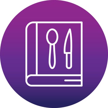 Recipe Book Vector Icon