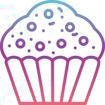 Cupcake Vector Icon