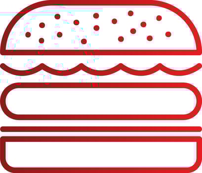 Hamburger Vector Icon