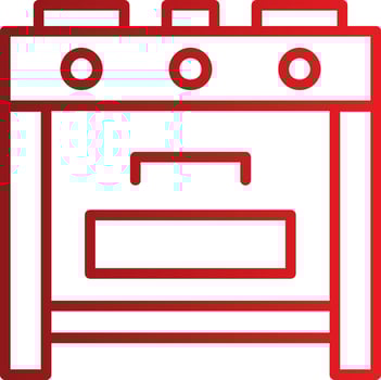 Stove Vector Icon