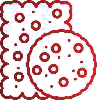 Biscuit Vector Icon