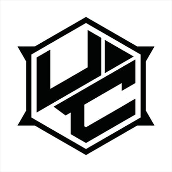 UC Logo monogram design template vector