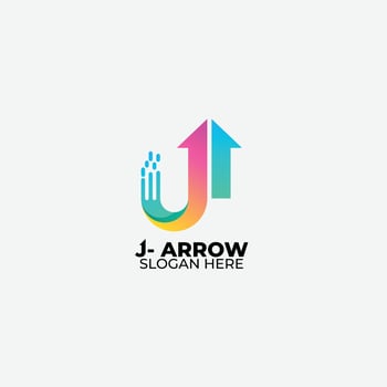 letter j vector logo design illustration icon