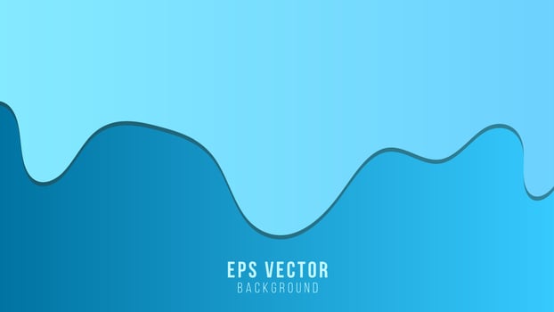 Abstract fluid background with blue color, Modern background design. Liquid color. Fluid shapes composition. Fit for presentation design vector