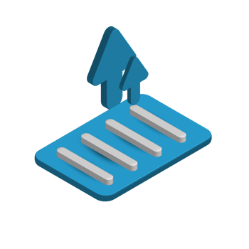 3D Document upload design, good for icon png