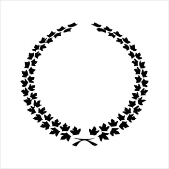 circular rice logo isolated on white background. rice company logos and symbols with unique and various shapes. circular rice logo shapes vector