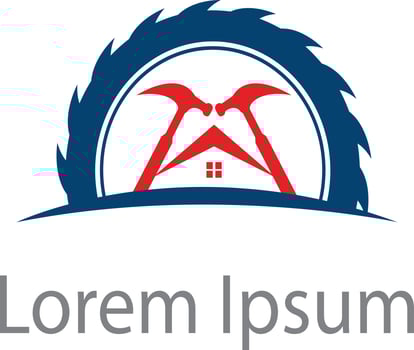 Building vector design, Skyline City logo.