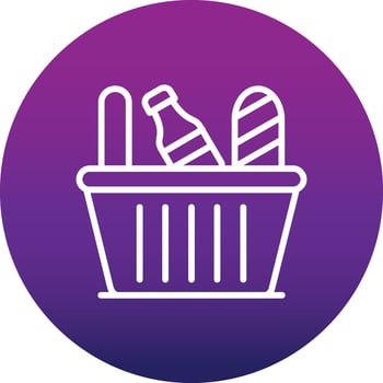 Groceries Vector Icon
