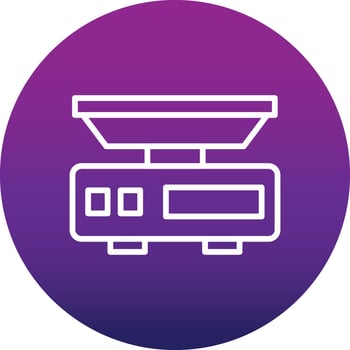 Weight Scale Vector Icon