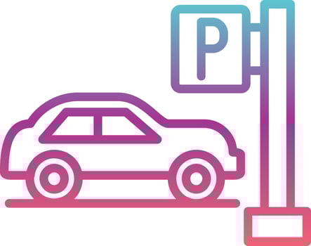 Car Parking Vector Icon