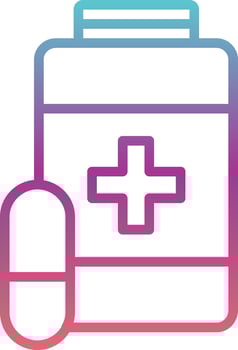 Medicine Bottle Vector Icon