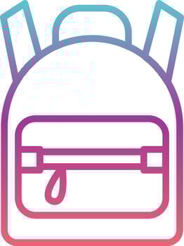 School Bag Vector Icon