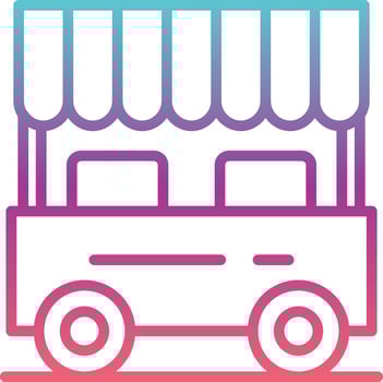 Food Stall Vector Icon