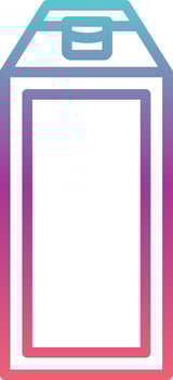 Milk Box Vector Icon