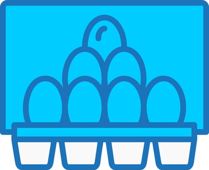Egg Carton Vector Icon