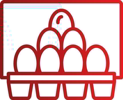 Egg Carton Vector Icon