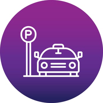 Parking Area Vector Icon