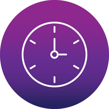 Clock Vector Icon