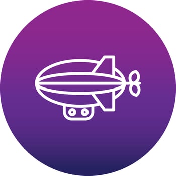 Zeppelin Vector Icon