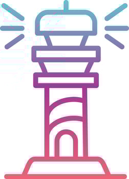 Lighthouse Vector Icon