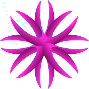 lotus flower isolated on white background vector