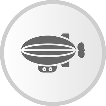 Zeppelin Vector Icon