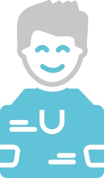 Delivery Man Vector Icon