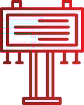 Billboard Vector Icon