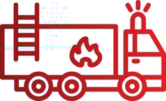 Fire Truck Vector Icon