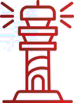 Lighthouse Vector Icon