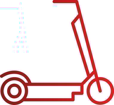 Kick Scooter Vector Icon