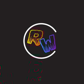 RW Text Logo vector