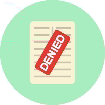 Denied Vector  Icon