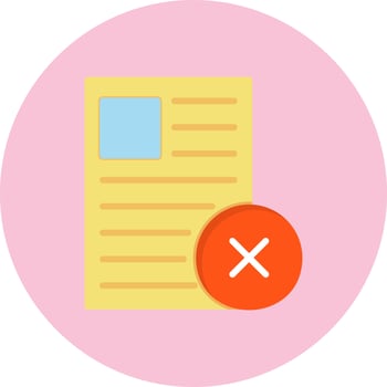 Rejected Vector  Icon