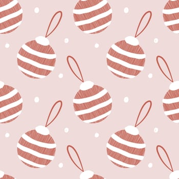 Seamless background with patterns for Christmas decorations. vector