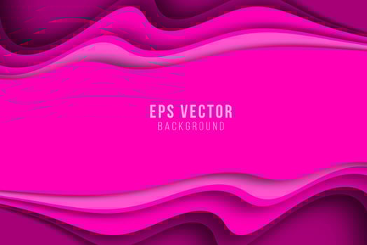 Geometric pink background with triangular polygons. Abstract design. Vector illustration.