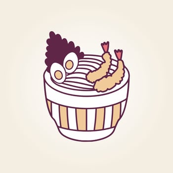 Food plate traditional dish vector design