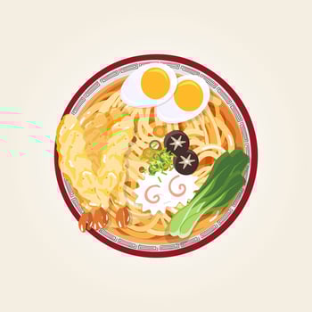Food plate traditional dish vector design