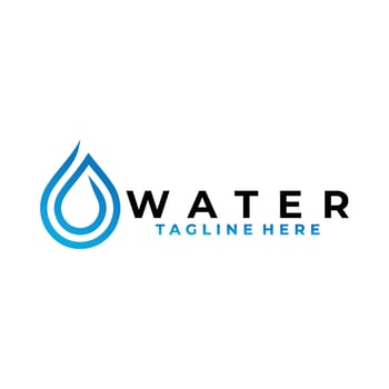water logo icon vector isolated
