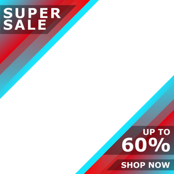 Super sale flyer or social media banner template design background. End of season special offer banner. Mega sale discount png