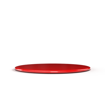 red glossy podium for product placement png
