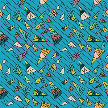 Abstract triangle pattern art background vector