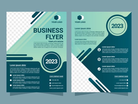 Gradient Style Business Essentials Flyer vector